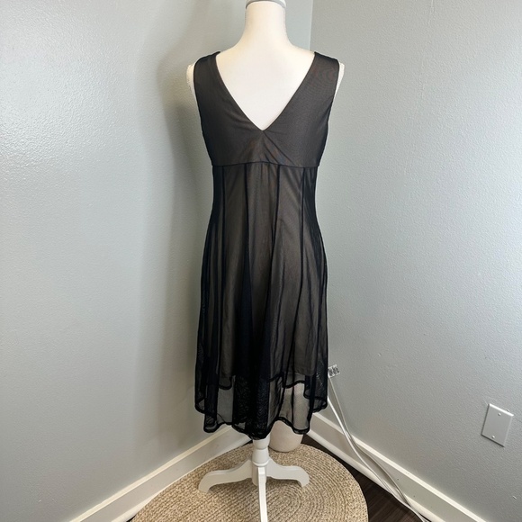 J.R. Nites Vintage Beaded Y2K 2 Layer Evening Dress Size 8 - Picture 3 of 7